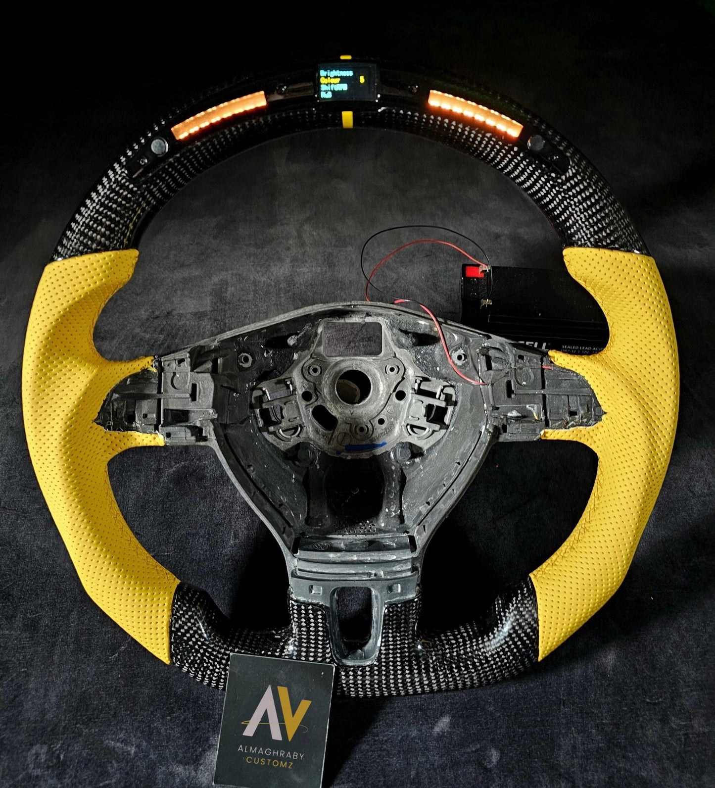 Mk6 Carbon Fiber Steering Wheel
