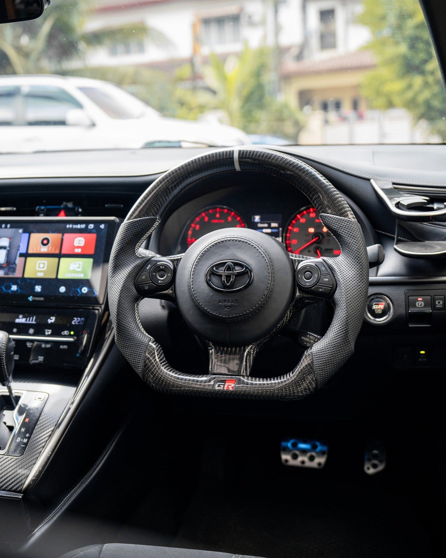 2021+ Toyota GR86 Custom Carbon Fiber Steering Wheel.
