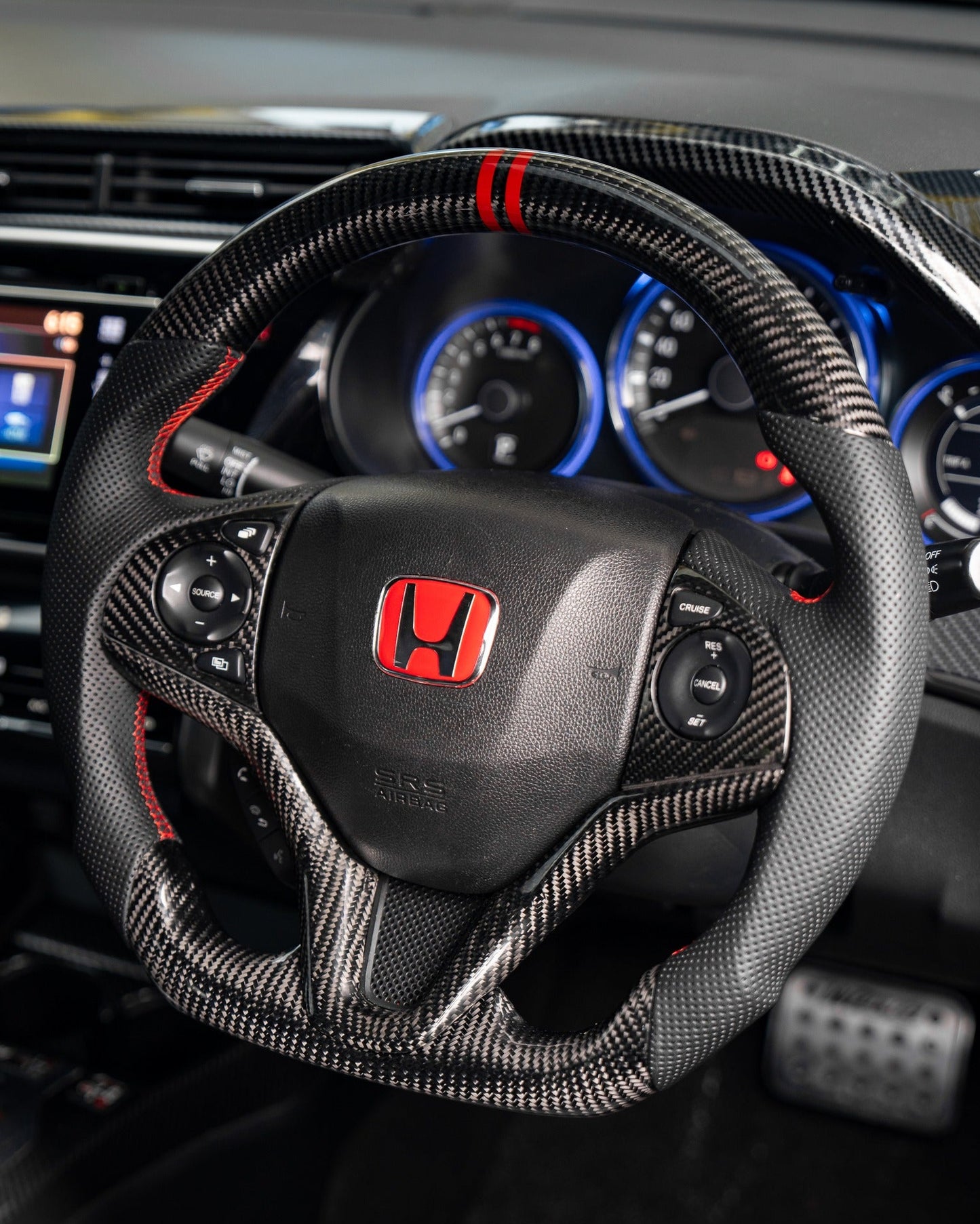 Honda Civic Carbon Fiber Steering Wheel