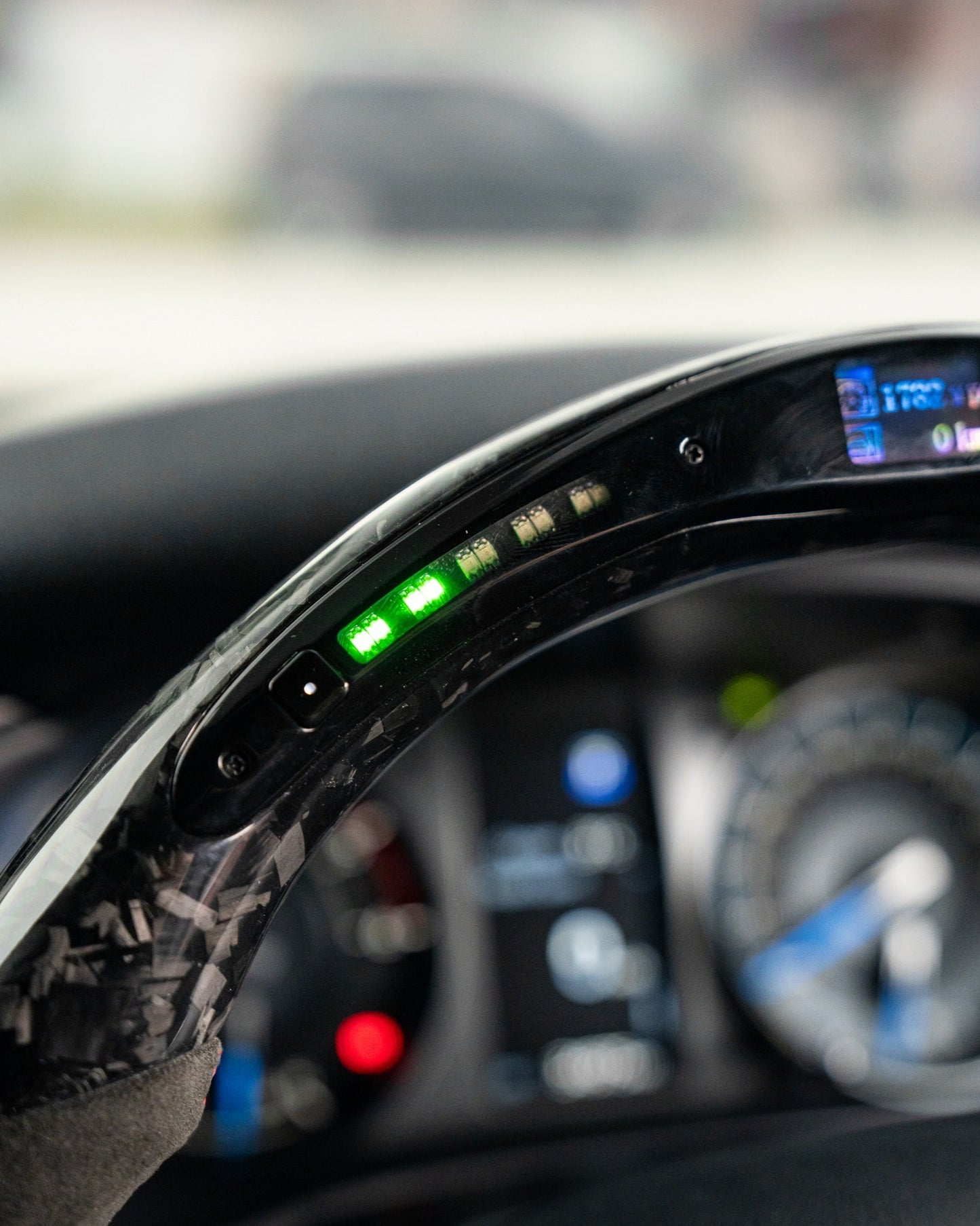 2015+ Toyota Hilux N80 Custom Carbon Fiber Steering Wheel.