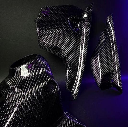 Carbon Fiber Tank Cover Set - '17-19 KTM EXC-F 250 | 350 | 450 | 500