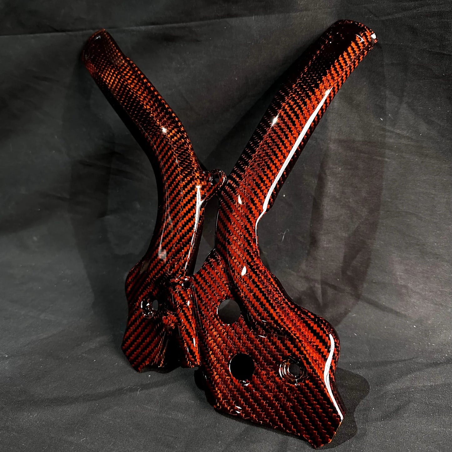 ktm carbon fiber frame protector