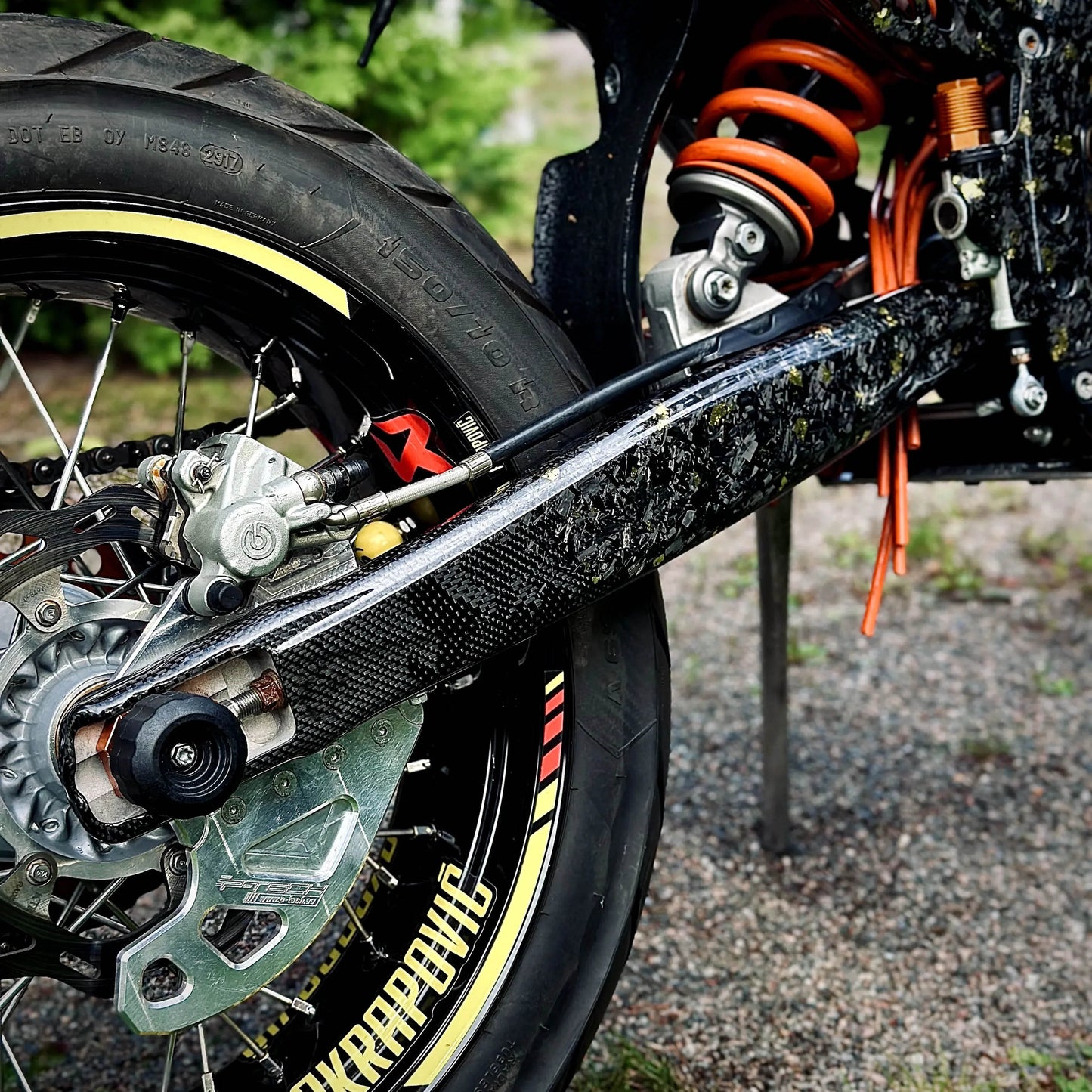 2008-2011 KTM Swingarm Protector.