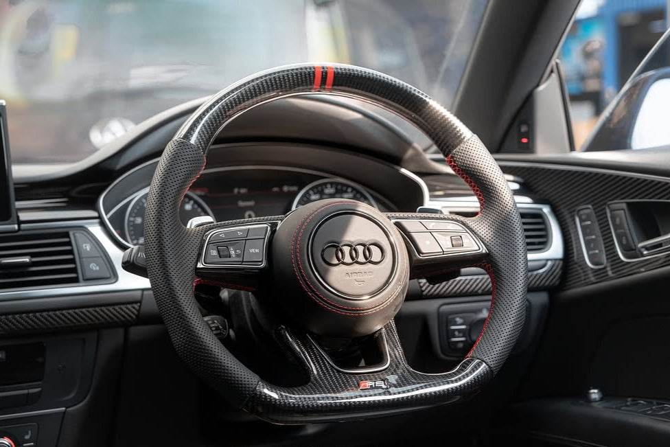 Audi Carbon Fiber Steering Wheel