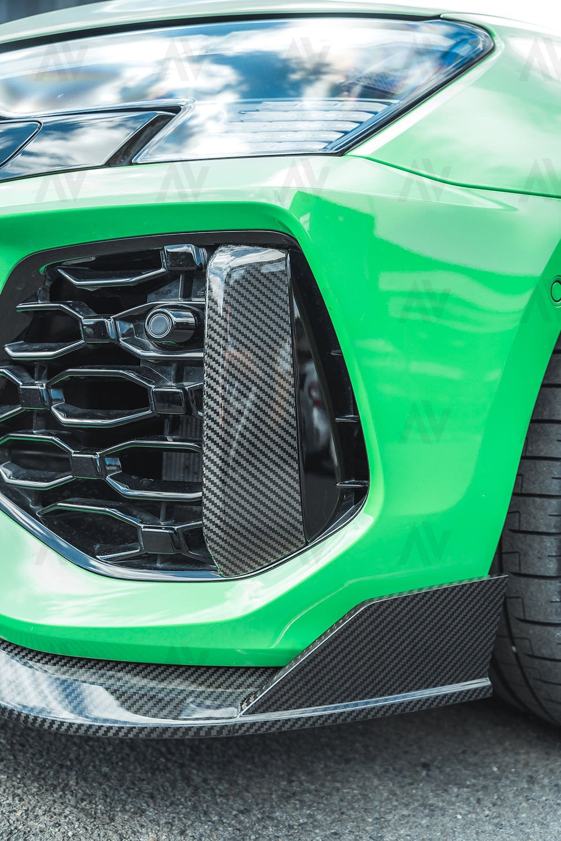 AUDI RS3 8Y CARBON FIBRE FRONT BUMPER CORNERS - AC DESIGN