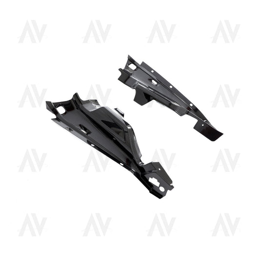 AUDI R8 COUPE 2015-2024 CARBON FIBRE ENGINE BAY TRIM