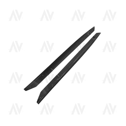 BMW 2 SERIES F22/F23 GLOSS BLACK SIDE SKIRTS - MP STYLE - BLAK BY AC CARBON