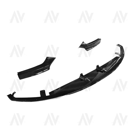 BMW 2 SERIES F22/F23 GLOSS BLACK SPLITTER - MP STYLE - BLAK BY AC CARBON