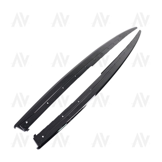 BMW 3 SERIES F30/F31 GLOSS BLACK SIDE SKIRTS - MP STYLE - BLAK BY AC CARBON