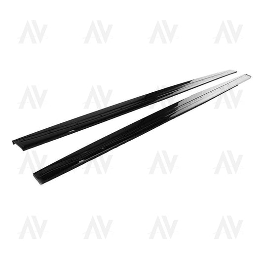 BMW 4 SERIES F32/F33/F36 GLOSS BLACK SIDE SKIRTS - MP STYLE - BLAK BY AC CARBON