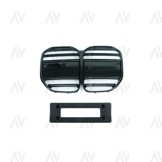 BMW 4 SERIES G22/G23 2020+ GLOSS BLACK GRILLE - GT STYLE