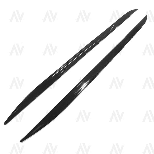 BMW 4 SERIES G22/G23 GLOSS BLACK SIDE SKIRTS - MP STYLE