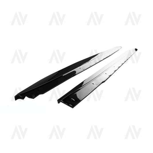 BMW 5 SERIES G30/31 GLOSS BLACK SIDE SKIRTS - MP STYLE - BLAK BY AC CARBON