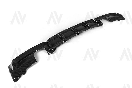 BMW F30/F31 3 SERIES CARBON FIBRE DIFFUSER - MP STYLE - DUAL EXHAUST