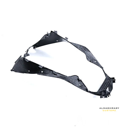 2025 BMW S1000RR dry carbon fiber side fairing behind radiator trims pair by Almaghraby Customz